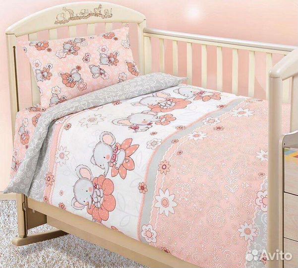 Детское постельное белье новое 60*120