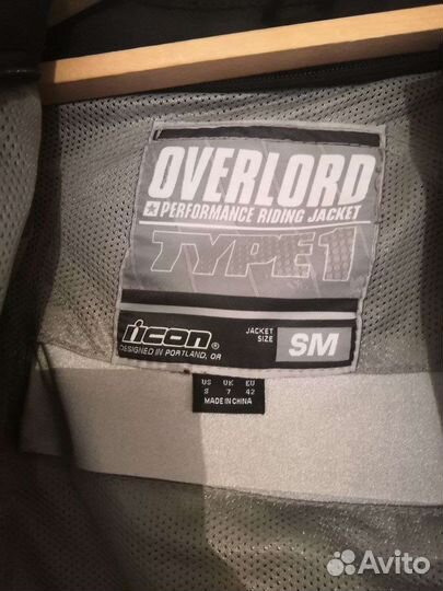 Мотокуртка Icon overlord type 1 jacket(размер 42)
