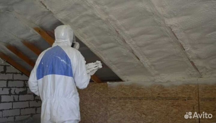 Утепление стен дома пенополиуретаном (ППУ)