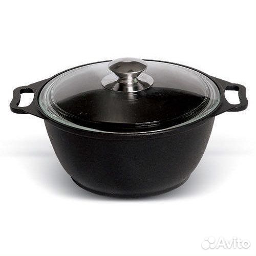 Кастрюля 2,0 л со стеклянной крышкой ап Kukmara К2