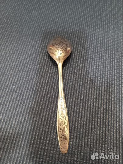 Серебряная столовая ложка Северная чернь