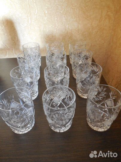Стопки хрустальные