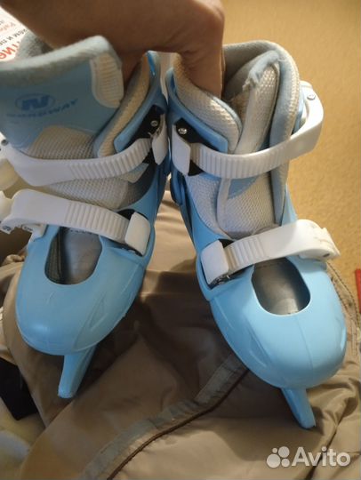 Коньки фигурные детские раздвижные