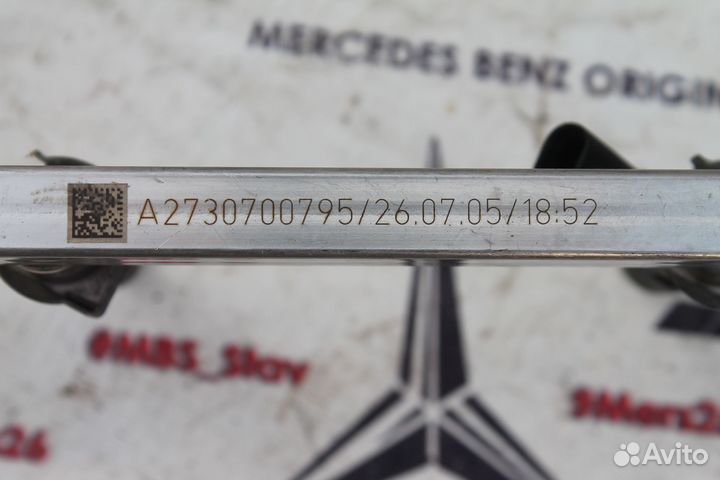 Рампа топливная форсунки M273 W221 Мерседес