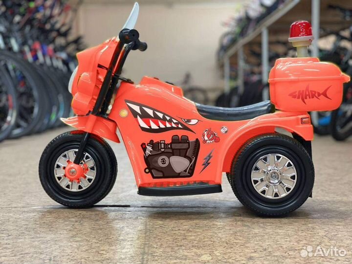 Детский трехколесный мотоцикл