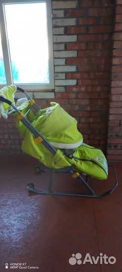 Детские санки коляска