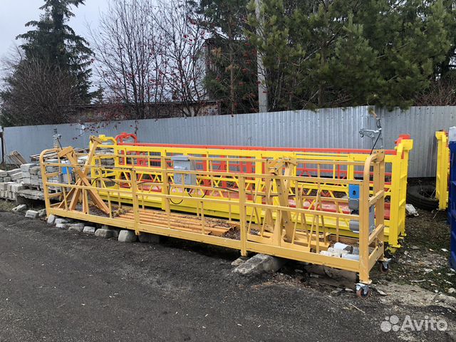 Аренда фасадный подъёмник люлька строительная