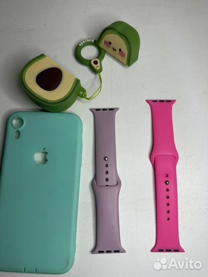 Чехол на iPhone Xr, Airpods, Ремешок Apple Watch