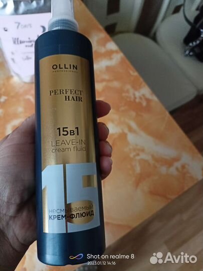 Новый для волос флюид