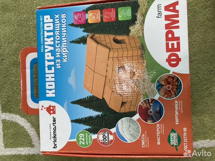 Конструктор из настоящих кирпичиков