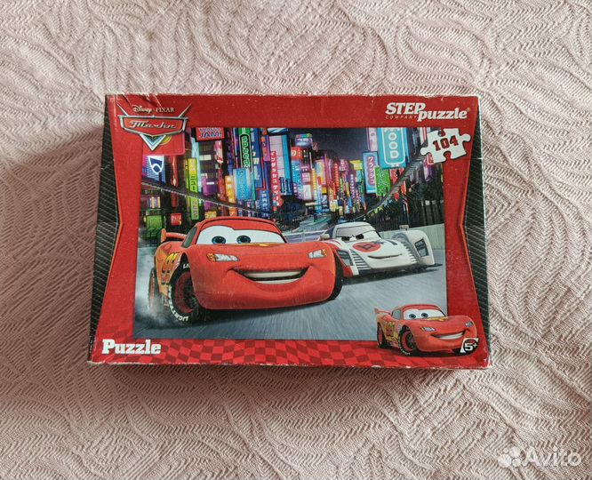 Пазл Тачки 104 детали