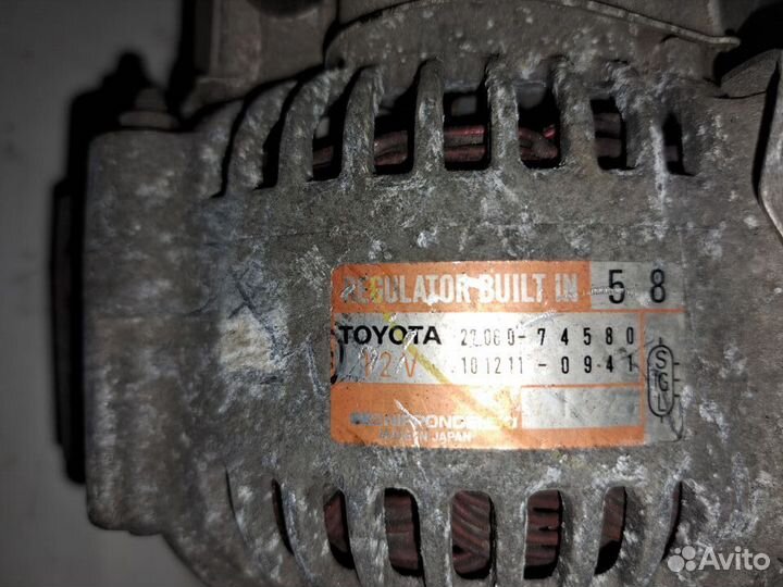 Генератор Toyota 3s, 4s, 5s