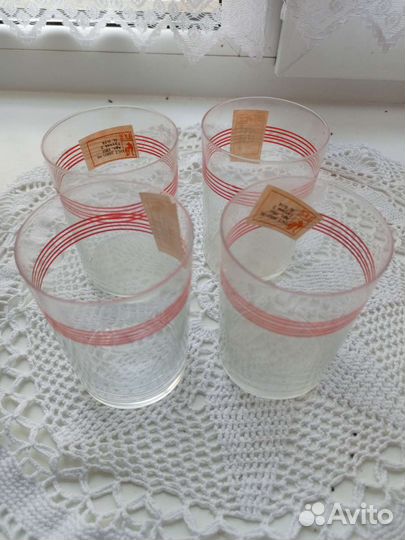 Стаканы из СССР, тонкое стекло