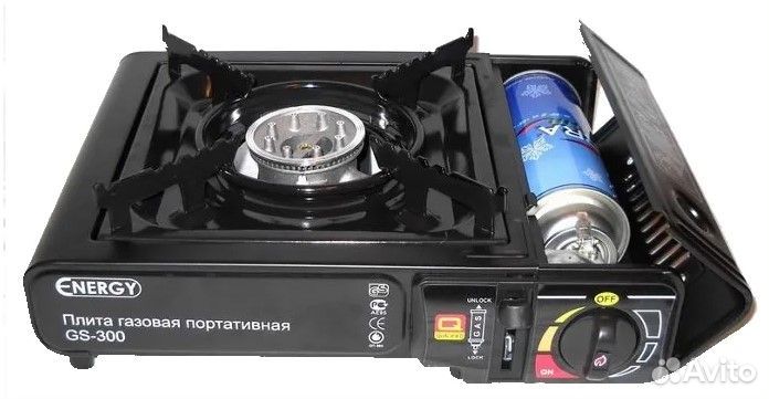 Газовая портативная плита energy GS-300 в кейсе