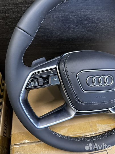 Спортивный руль Audi A6 S6 A7 S7 C8 A8 S8 D5 Q7