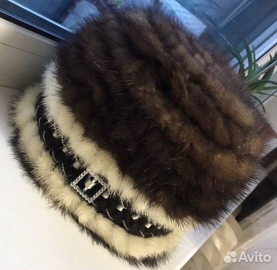 Шапка женская норковая