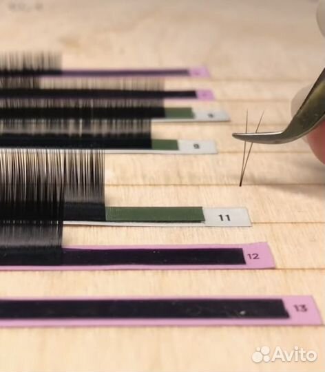 Готовые пучки для наращивания ресниц