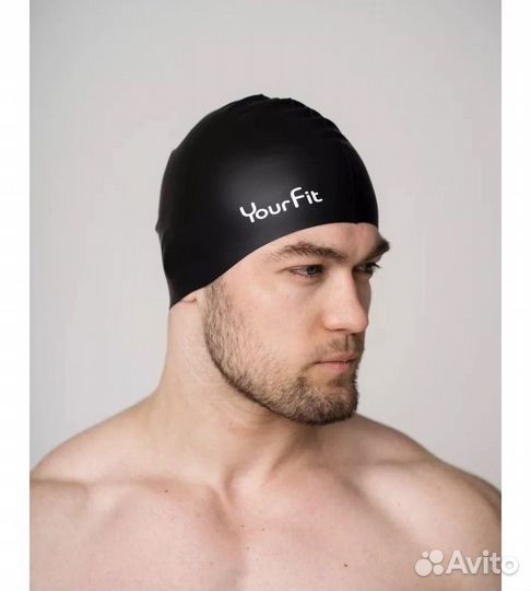 Шапочка для плавания взрослая