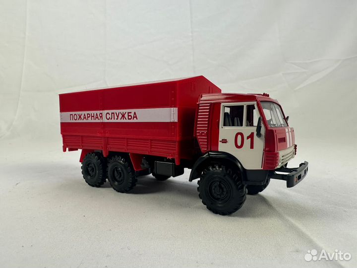 Моделька камаз мчс пожарный технопарк
