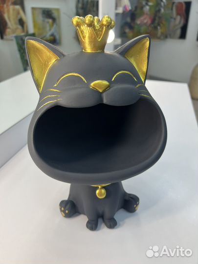 Органайзер/конфетница/ваза Счастливый Кот