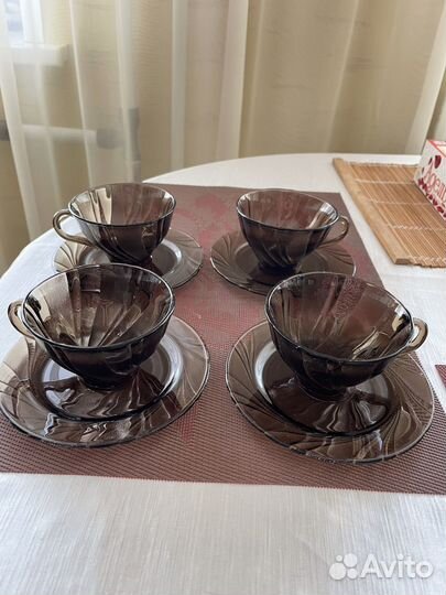 Кувшин стаканы чашки чайник набор СССР винтаж