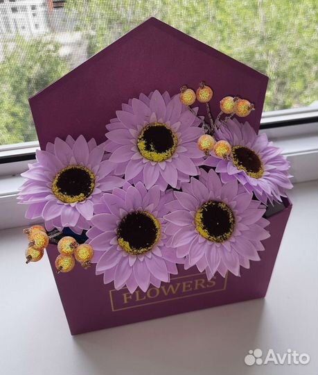 Букеты из мыльных цветов