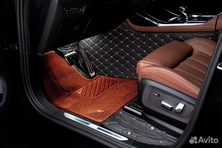 3D Коврики Exeed Салон Багажник из Экокожи