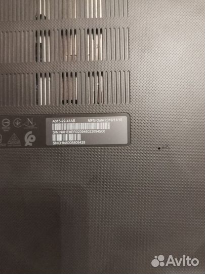 Ноутбук aser новый