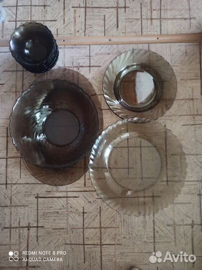 Блюдо большое овальное, салатницы