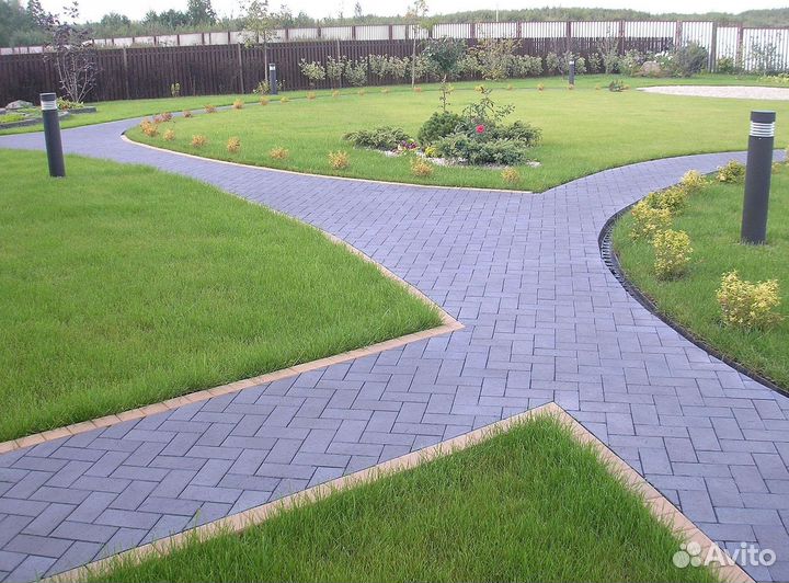 Тротуарная плитка Паркет