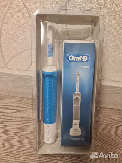 Новая детская электрическая зубная щётка Oral-b