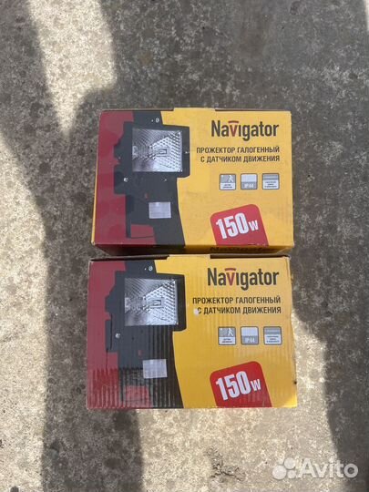 Прощектор с датчиком движения Navigator