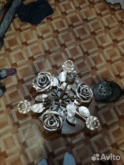 Подсвечник кованный