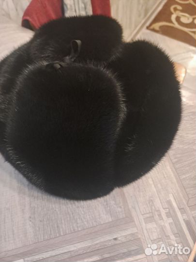 Норковая шапка мужская