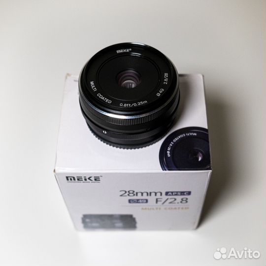 Объектив Meike 28mm F/2.8 Fuji X