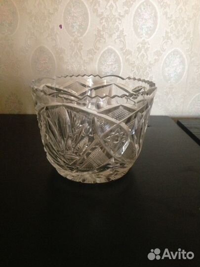 Хрустальная ваза Чехия 3