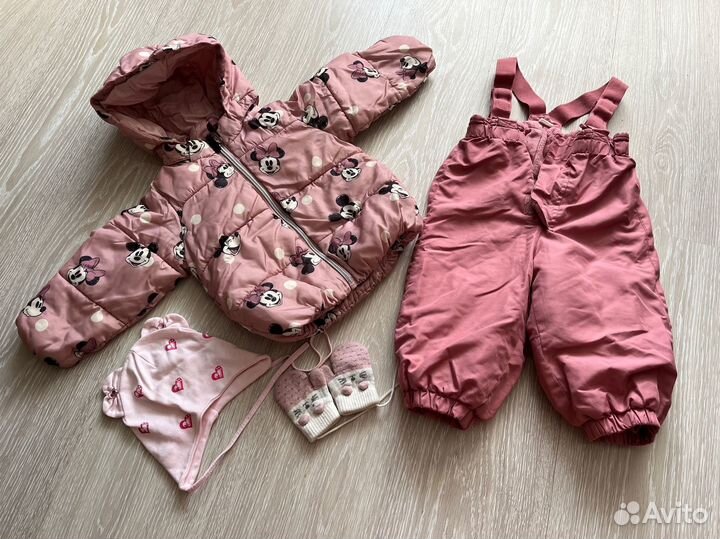 Куртка и штаны для девочки зима