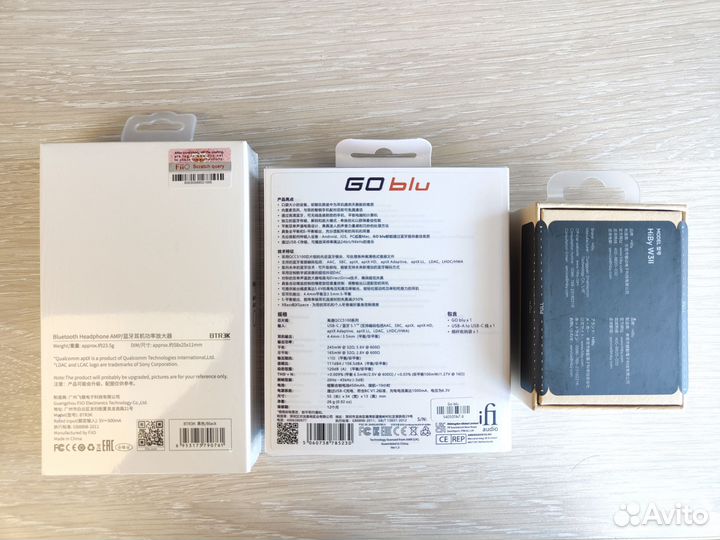 Fiio BTR3K, Ifi go blu, Hiby W3 II
