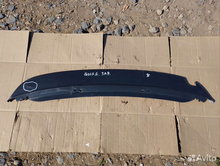 Юбка заднего бампера Volkswagen Golf 6