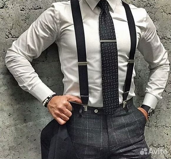 Взрослые подтяжки широкие