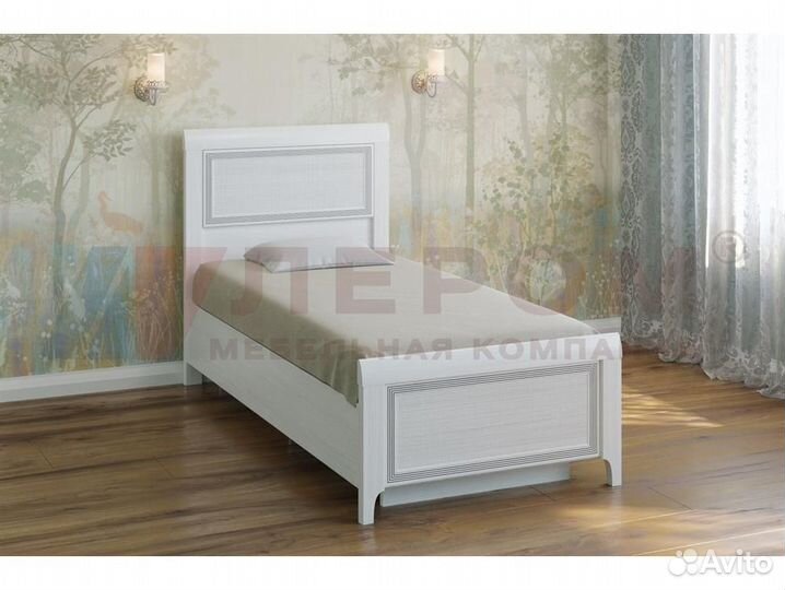 Кровать 0,9х1,9 м кр-1025 Карина Лером