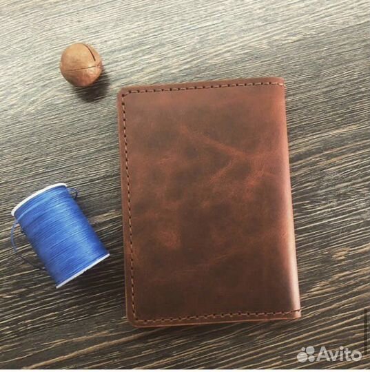 Обложка на паспорт кожа ручная работа