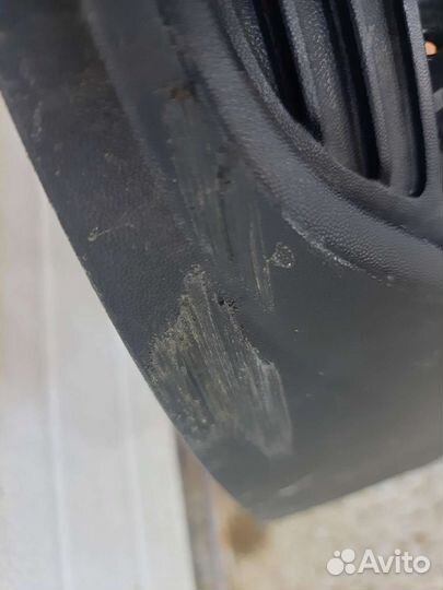 Hyundai solaris 2 юбка заднего бампера