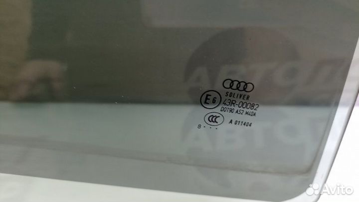 Стекло двери заднее правое Audi A4 B8 cala 2008
