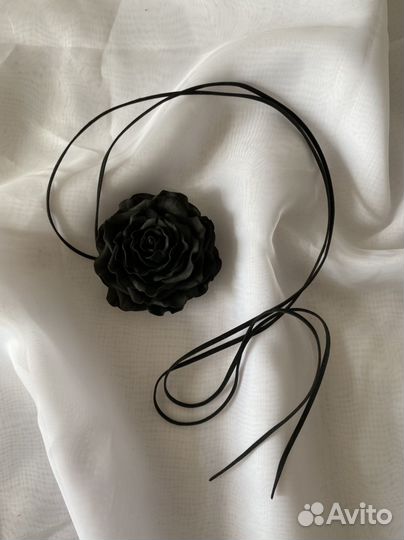 Роза-чокер из фоамирана