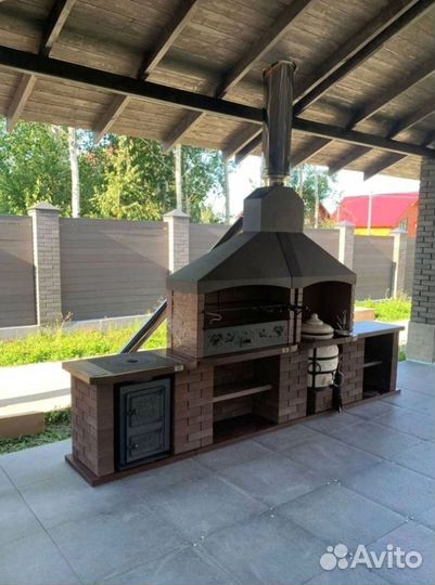 В дом зоны барбекю сборные