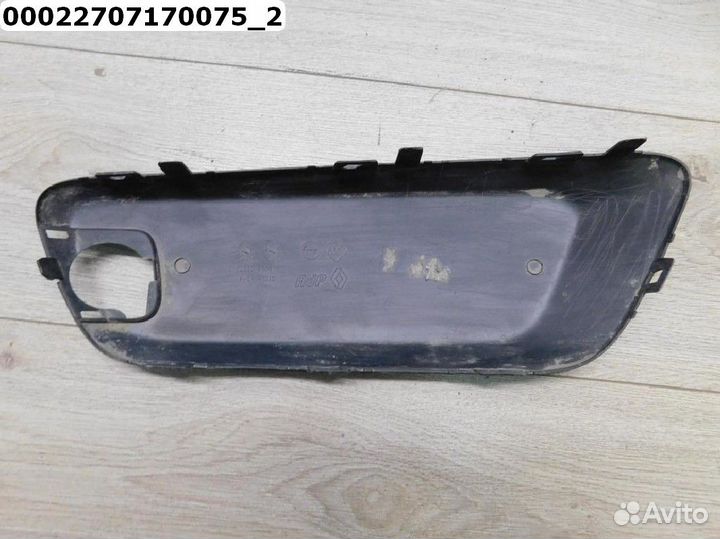 Renault Sandero Накладка бампера переднего левая