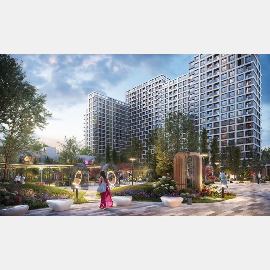 2-к. квартира, 58,9 м², 15/22 эт.