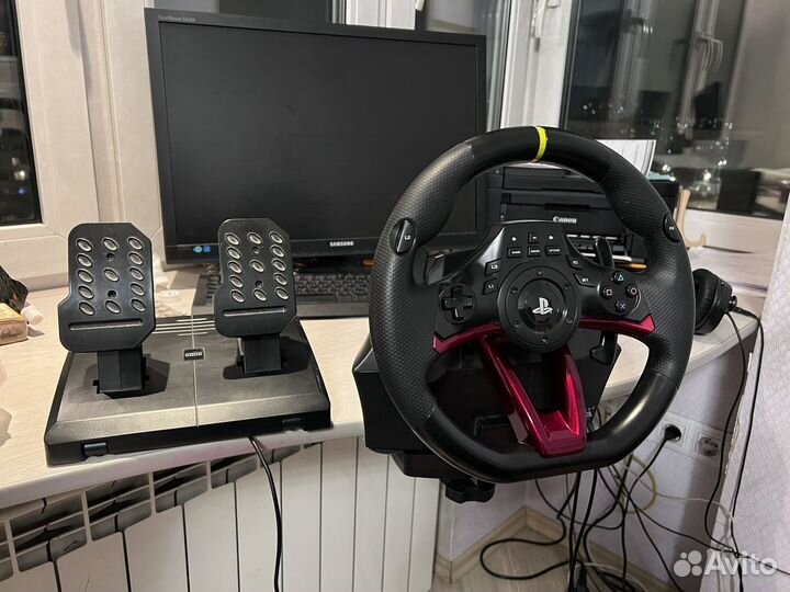 Руль Hori racing wheel apex