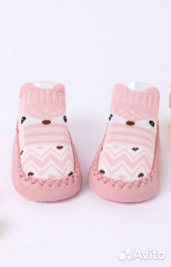 Носочки-пинетки на девочку 6-10 мес